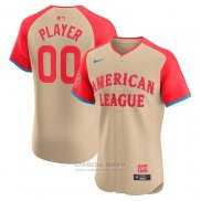 Camiseta Beisbol Hombre All Star 2024 American League Elite Pick-A-Player Crema