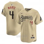 Camiseta Beisbol Hombre Arizona Diamondbacks Ketel Marte City Connect Limited Oro