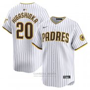 Camiseta Beisbol Hombre San Diego Padres Kyle Higashioka Primera Limited Blanco