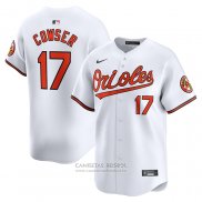 Camiseta Beisbol Hombre Baltimore Orioles Colton Cowser Primera Limited Blanco