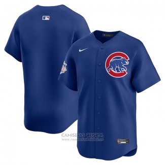 Camiseta Beisbol Hombre Chicago Cubs Alterno Limited Azul