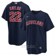 Camiseta Beisbol Hombre Cleveland Guardians Josh Naylor Alterno Replica Azul