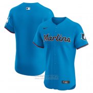 Camiseta Beisbol Hombre Miami Marlins Alterno Vapor Premier Elite Azul