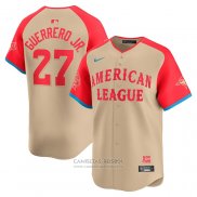 Camiseta Beisbol Hombre All Star 2024 Vladimir Guerrero Jr. American League Limited Crema