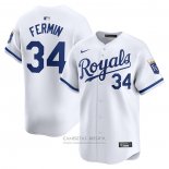 Camiseta Beisbol Hombre Kansas City Royals Freddy Fermin Nike Primera Limited White