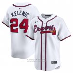 Camiseta Beisbol Hombre Atlanta Braves Jarred Kelenic Primera Limited Blanco