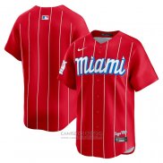 Camiseta Beisbol Hombre Miami Marlins City Connect Limited Rojo