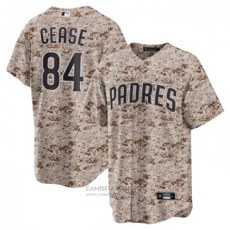 Camiseta Beisbol Hombre San Diego Padres Dylan Cease Alterno Replica Camo