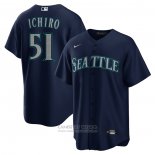 Camiseta Beisbol Hombre Seattle Mariners Ichiro Suzuki Official Replica Azul