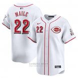 Camiseta Beisbol Hombre Cincinnati Reds Luke Maile Primera Limited Blanco