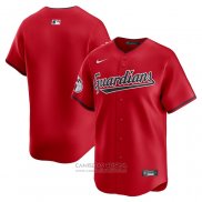 Camiseta Beisbol Hombre Cleveland Guardians Alterno Limited Rojo