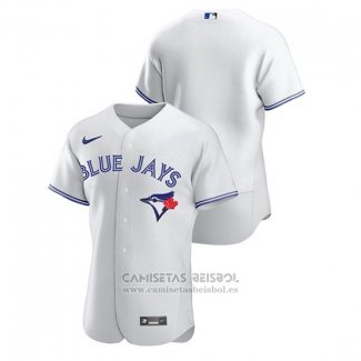 Camiseta Beisbol Hombre Toronto Blue Jays Autentico Blanco