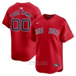 Camiseta Beisbol Hombre Boston Red Sox Alterno Limited Personalizada Rojo