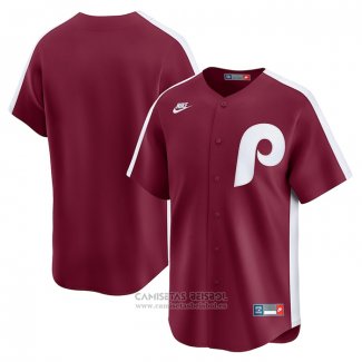 Camiseta Beisbol Hombre Philadelphia Phillies Cooperstown Collection Limited Rojo