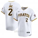 Camiseta Beisbol Hombre Pittsburgh Pirates Connor Joe Primera Limited Blanco