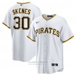 Camiseta Beisbol Hombre Pittsburgh Pirates Paul Skenes Primera Replica Blanco