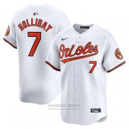 Camiseta Beisbol Hombre Baltimore Orioles Jackson Holliday Primera Limited Blanco