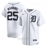 Camiseta Beisbol Hombre Detroit Tigers Matt Manning Primera Limited Blanco