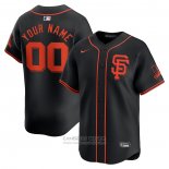 Camiseta Beisbol Hombre San Francisco Giants Alterno Limited Personalizada Negro