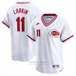 Camiseta Beisbol Hombre Cincinnati Reds Barry Larkin Throwback Cooperstown Limited Blanco