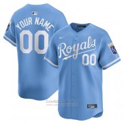 Camiseta Beisbol Hombre Kansas City Royals Alterno Limited Personalizada Azul