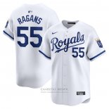 Camiseta Beisbol Hombre Kansas City Royals Cole Ragans Primera Limited Blanco