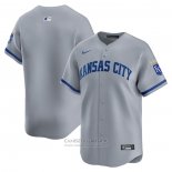 Camiseta Beisbol Hombre Kansas City Royals Segunda Limited Gris
