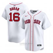 Camiseta Beisbol Hombre Boston Red Sox Jarren Duran Primera Limited Blanco