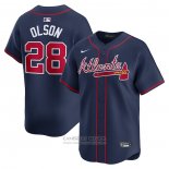 Camiseta Beisbol Hombre Atlanta Braves Matt Olson Alterno Limited Azul