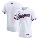 Camiseta Beisbol Hombre Texas Rangers 2024 Oro Collection Elite Blanco