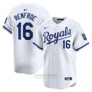 Camiseta Beisbol Hombre Kansas City Royals Hunter Renfroe Primera Limited Blanco