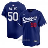 Camiseta Beisbol Hombre Los Angeles Dodgers Mookie Betts Alterno Limited Azul