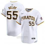 Camiseta Beisbol Hombre Pittsburgh Pirates Jason Delay Primera Limited Blanco